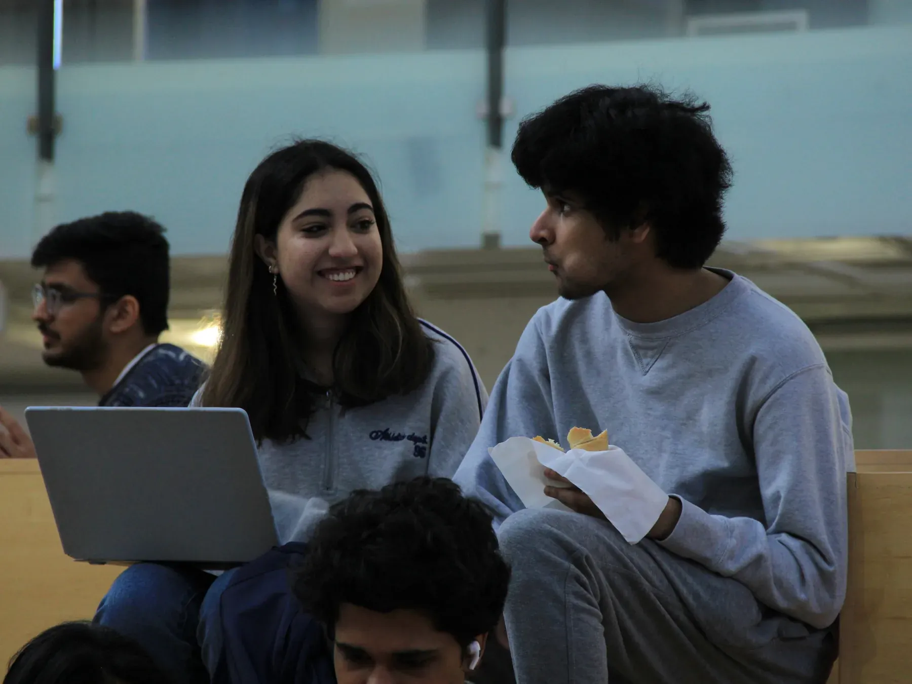 Students discussing project ideas during InnovAIte